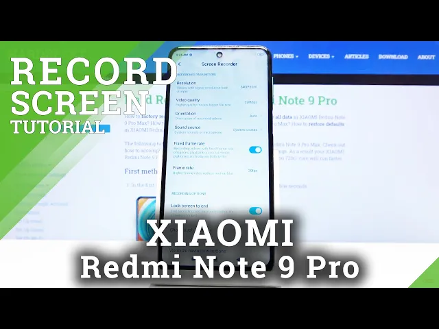Video thumbnail for How to Record Screen in XIAOMI Redmi Note 9 Pro – Screen Recorder