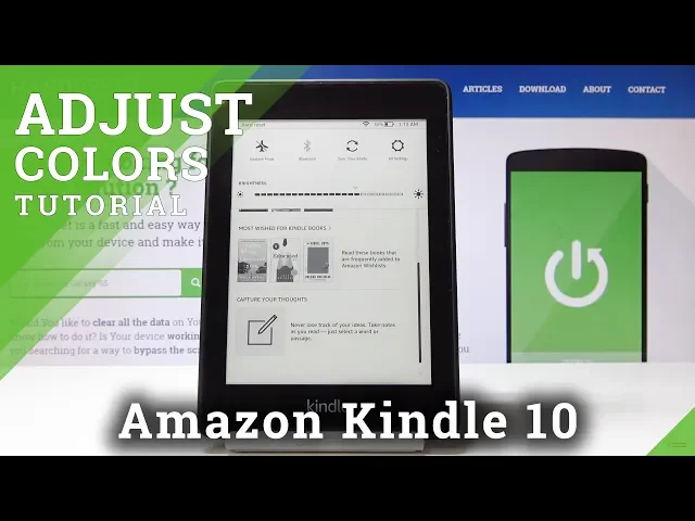 Video thumbnail for How to Change Brightness in Amazon Kindle 10 - Adjust Display Intensity