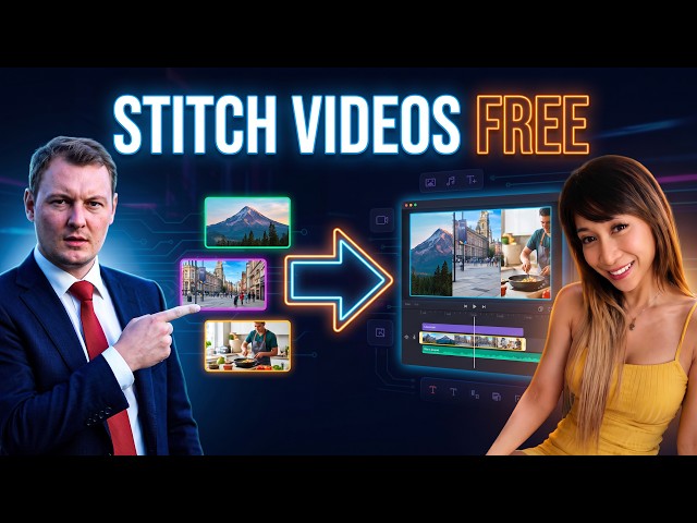 Video thumbnail for Stitch Videos Together for Free in Seconds — No Upload [YB Video Editor]