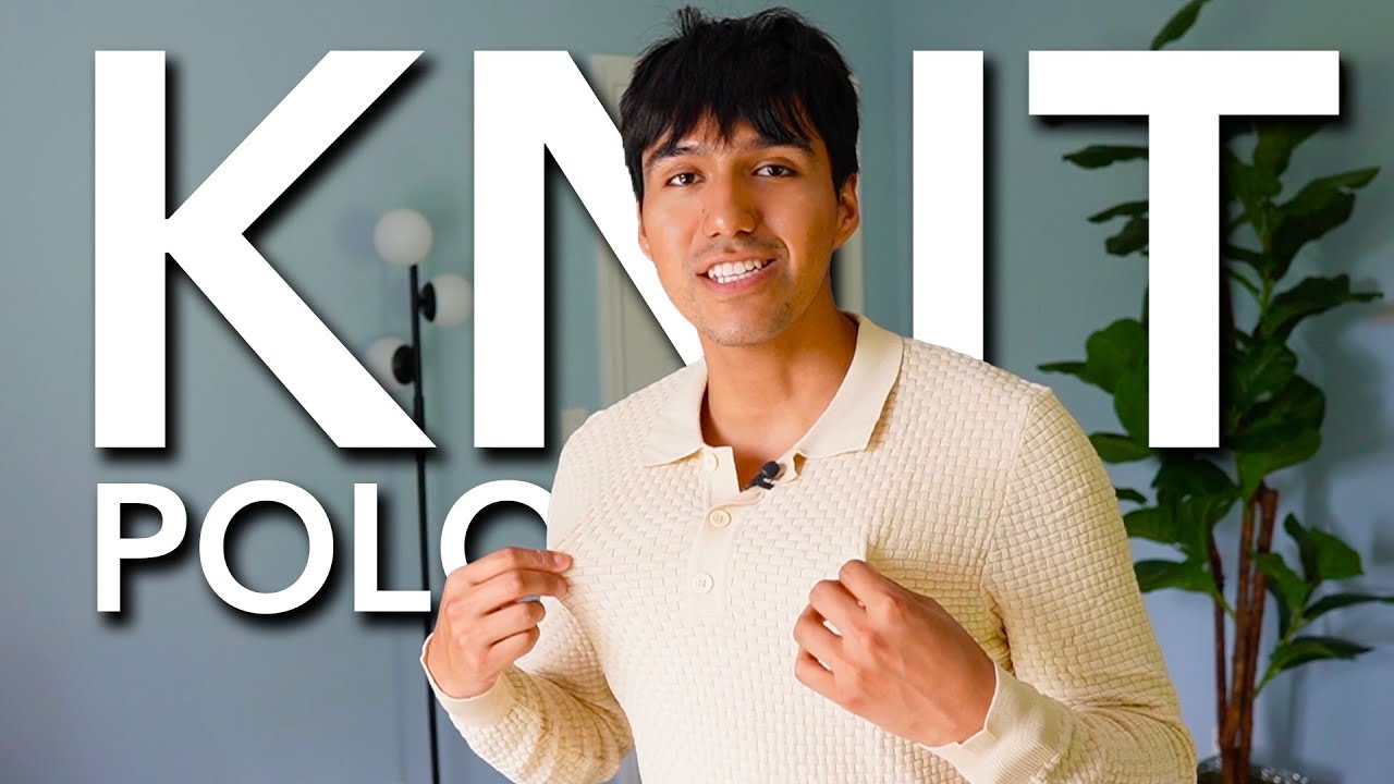 Video thumbnail for Coofandy Knit Sweater Polo Test Fit