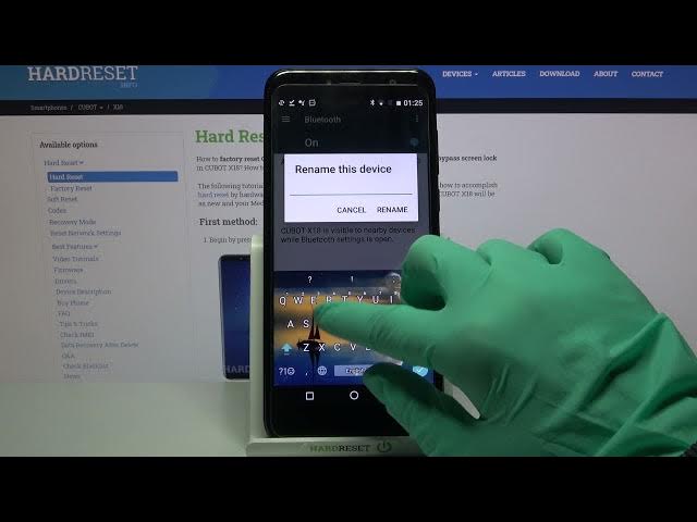 Video thumbnail for How to Change Device Name on CUBOT X18 – Customize Device