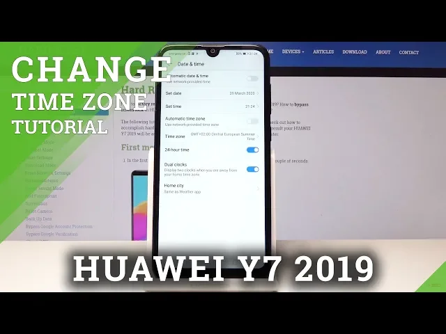 Video thumbnail for HUAWEI Y7 2019 HOW TO CHANGE DATE & TIME