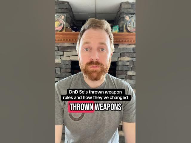 Video thumbnail for Thrown weapons have gotten a lot better in the 2024 DnD rules