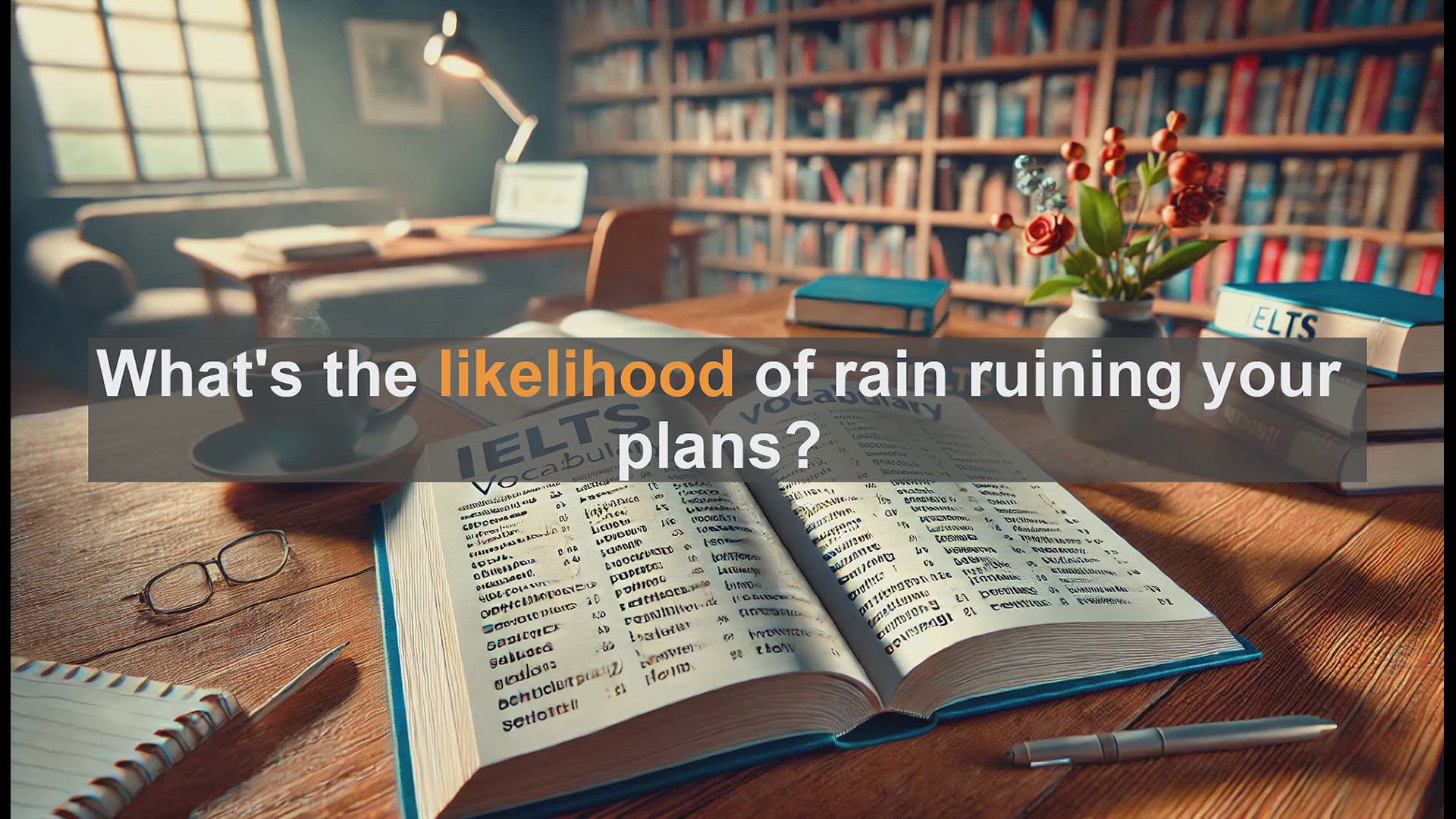 'Video thumbnail for 2500 Must Know IELTS 6.5 Vocabulary - Boost Your IELTS Score: Understanding 'Likelihood''