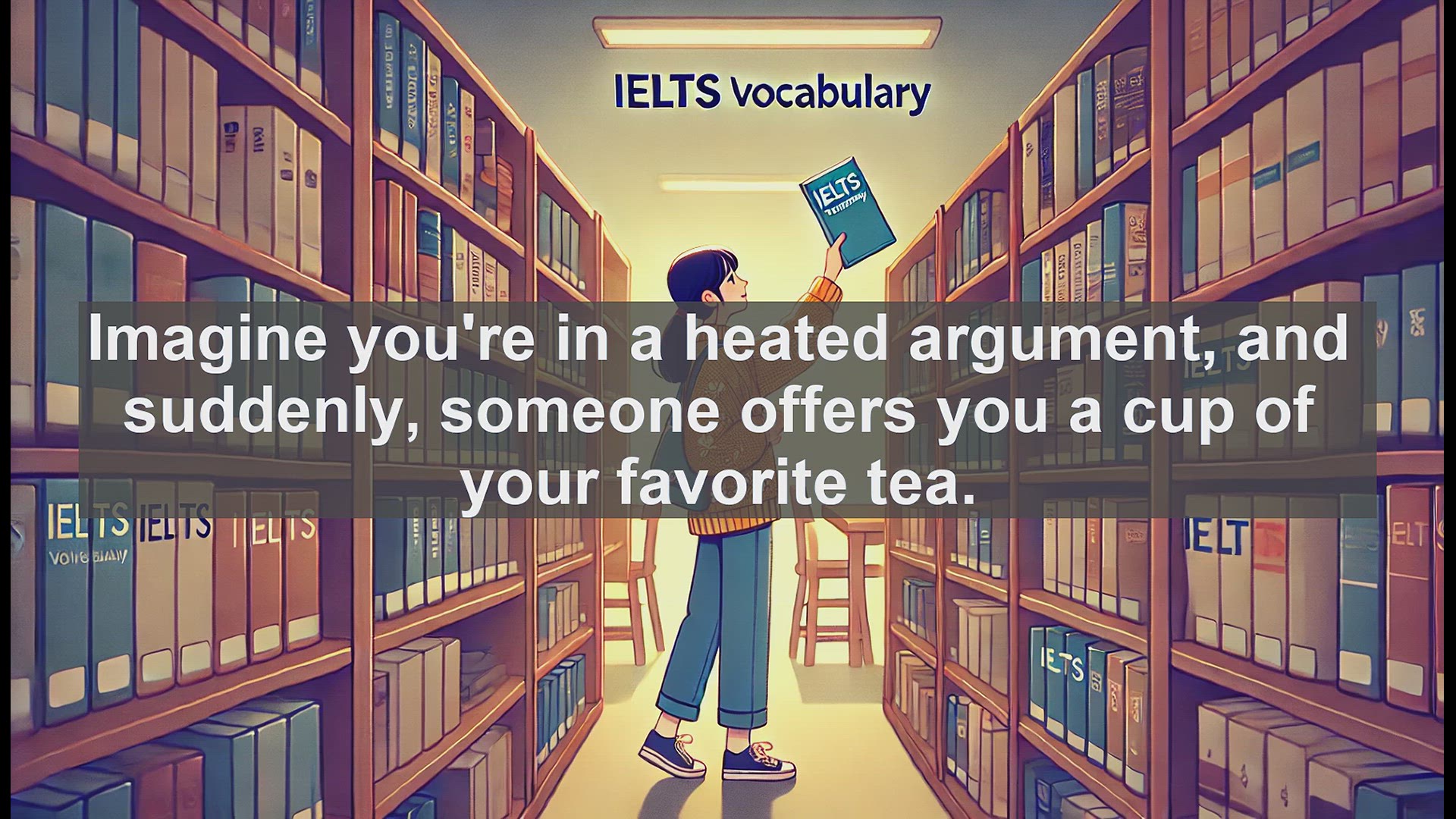 'Video thumbnail for 2500 Must Know IELTS 6.5 Vocabulary - Understanding 'Mollify': Calming Words for IELTS Success'