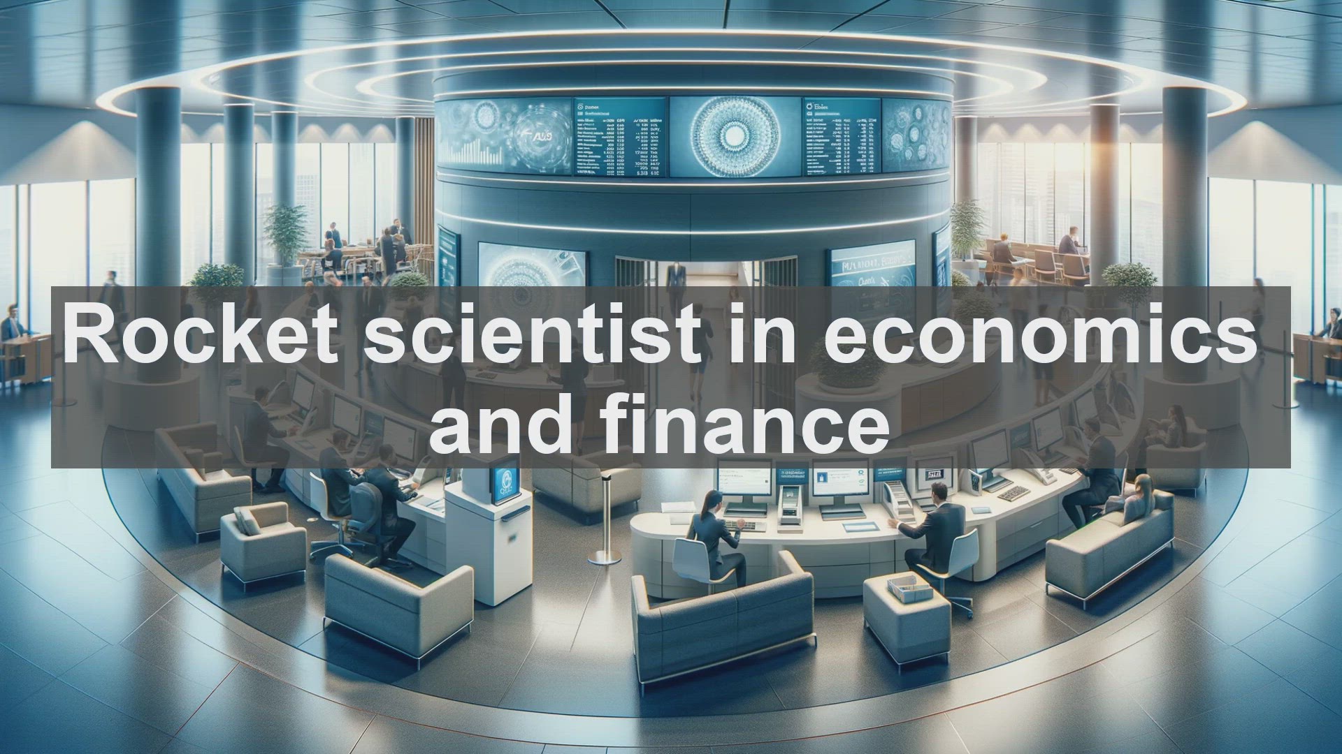 'Video thumbnail for Rocket scientist in economics and finance'