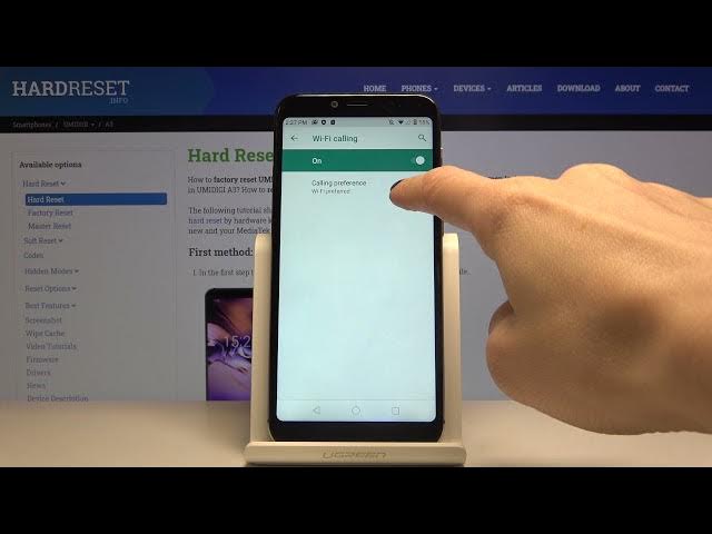 Video thumbnail for How to Make a Call with Wi-Fi Calling on UMIDIGI A3 – Wi-Fi Calling