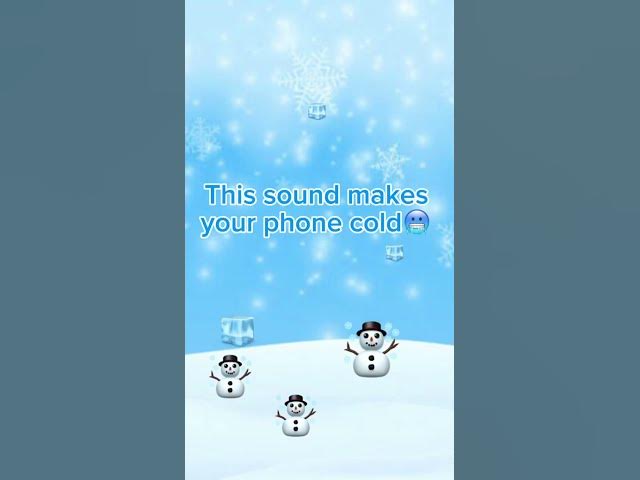 Video thumbnail for This sound makes your phone cold 🥶#viral #shorts