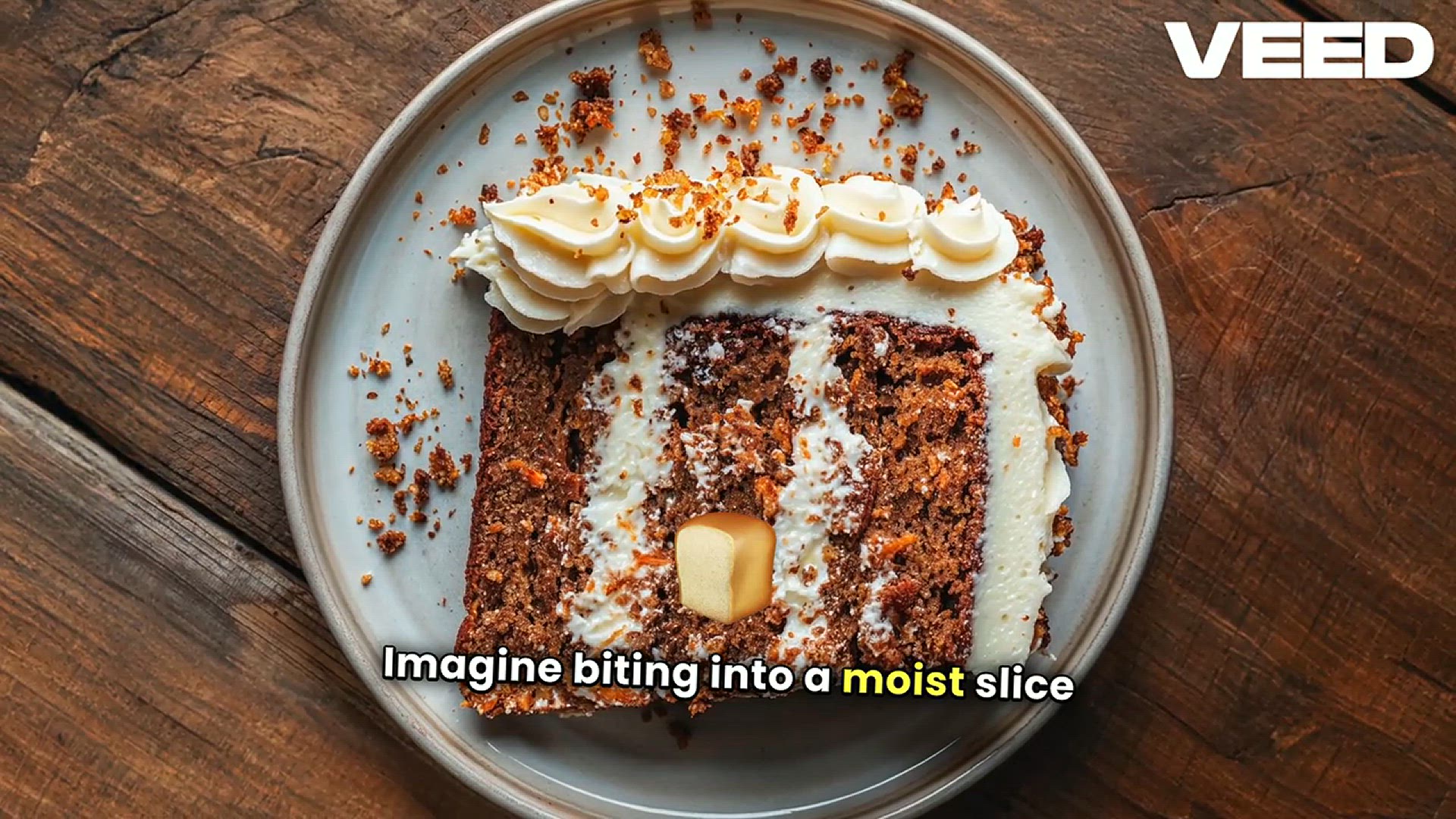 'Video thumbnail for Delicious Carrot Cake Recipe'