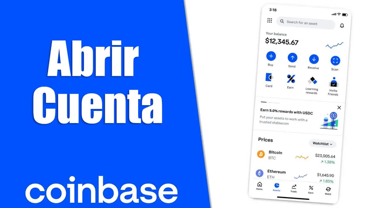 Video thumbnail for (499) cómo abrir coinbase: guía en español y bono bitcoin