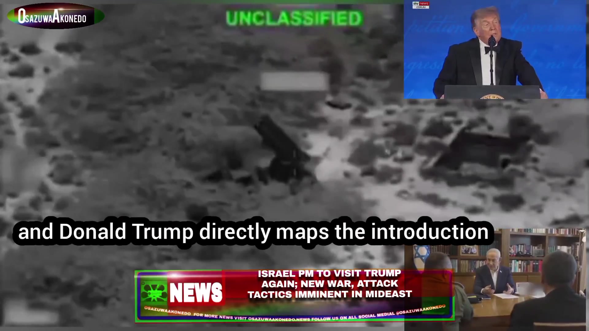 Video thumbnail for Israel PM To Visit Trump Again; New War, Attack Tactics Imminent In Mideast