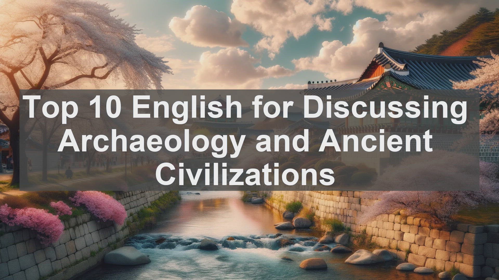 'Video thumbnail for Top 10 English for Discussing Archaeology and Ancient Civilizations'