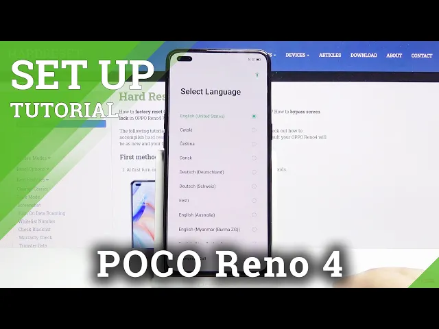 Video thumbnail for SET UP of OPPO Reno 4 – Activation & Configuration