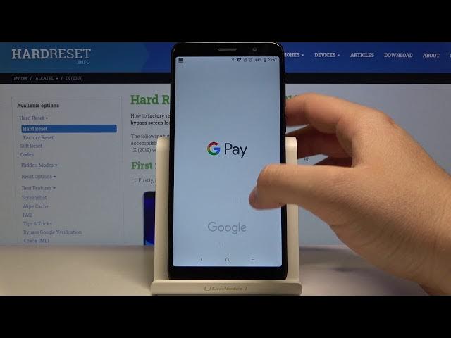 Video thumbnail for Set Up Google Pay - ALCATEL 1X (2019) and Safe Mobile Payments