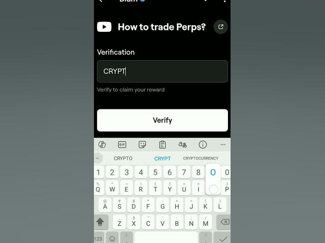 Video thumbnail for BLUM Code Today | How to Trade Perps? #shorts