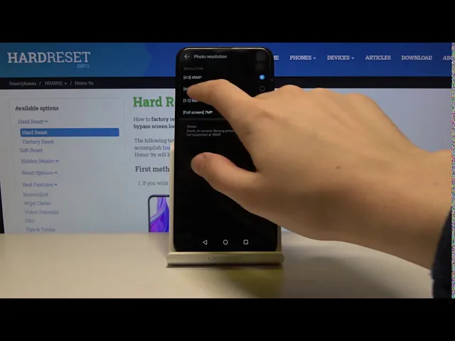 Video thumbnail for How to Change Photo Resolution in Honor 9x - Change Photo Size