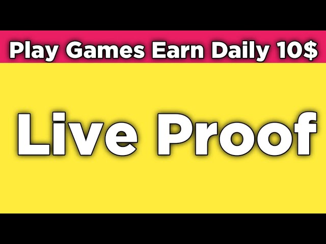Video thumbnail for Play Web / HTML5 Games Earn Real Money | Daily 10$ Without Investment Live Proof