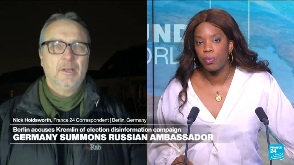 Video thumbnail for Berlin summons Russian ambassador over increase in hybrid attacks