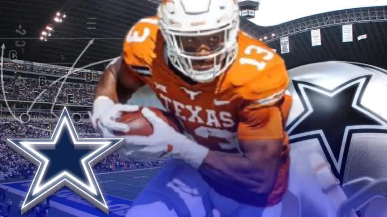 Video thumbnail for law nation sports: brennan eagles: dallas cowboys undrafted wr film session - nfl draft analysis