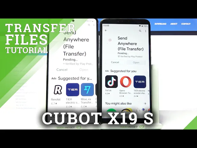 Video thumbnail for How to Send Files from Android Device to CUBOT X19 S – Use Send Anywhere App