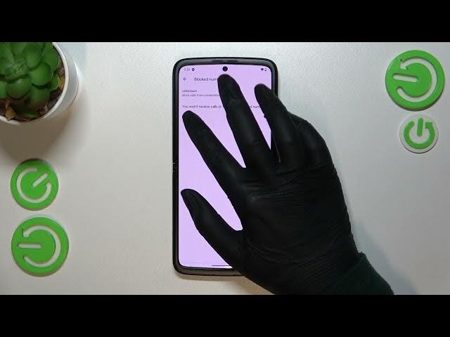 Video thumbnail for How to Block Phone Number in Motorola Razr 2022 - Add Number to Blacklist