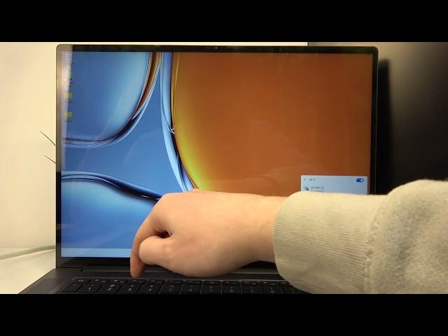 Video thumbnail for HUAWEI MateBook 16s - How To Connect WiFi Network