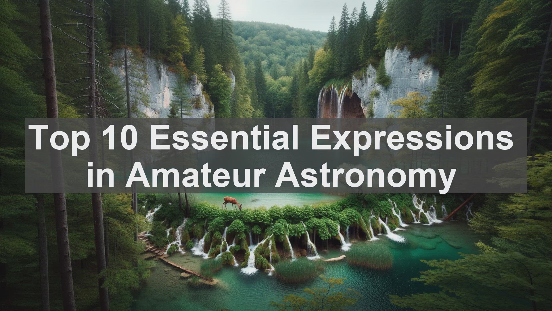 'Video thumbnail for Top 10 Essential Expressions in Amateur Astronomy'