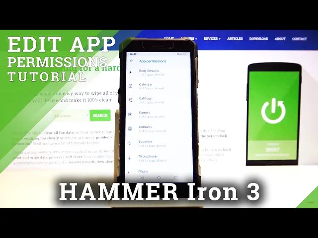 Video thumbnail for How to Control App Permission in myPhone Hammer Iron 3 – Customize App