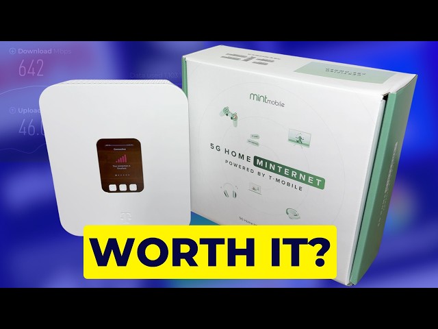 Video thumbnail for Mint Mobile Launches 5G Home Internet! Is It Worth It?