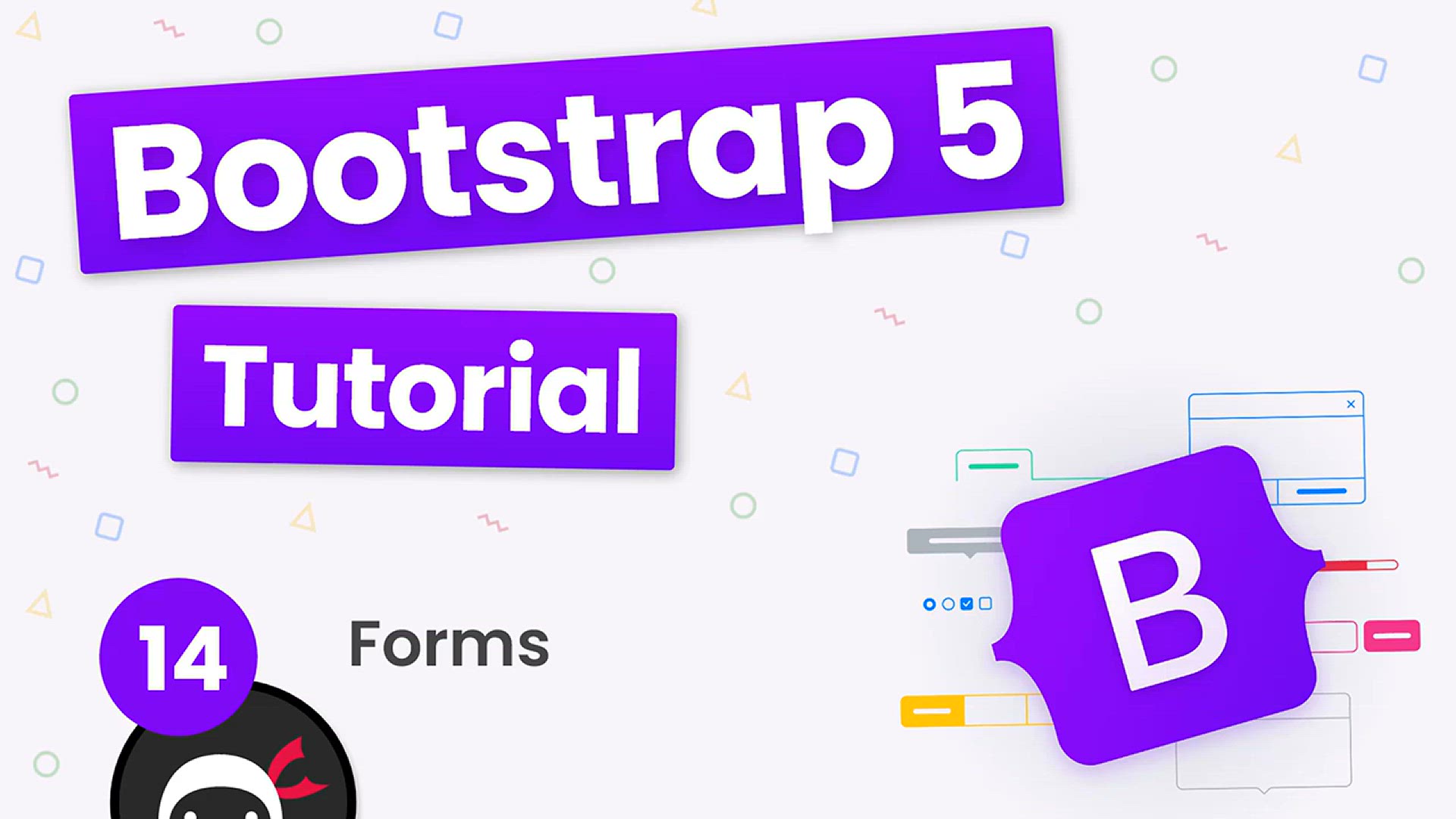 'Video thumbnail for Bootstrap 5 Crash Course Tutorial #14 - Working with Forms'