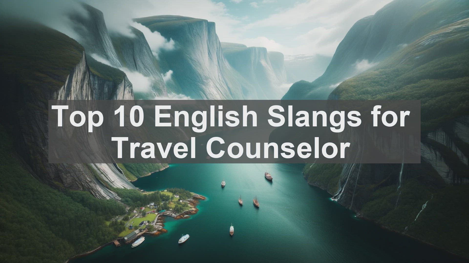 'Video thumbnail for Top 10 English Slangs for Travel Counselor'