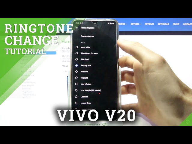 Video thumbnail for How to Change Ringtone on VIVO V20