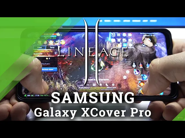 Video thumbnail for Lineage 2 Revolution Gameplay on Samsung Galaxy XCover Pro – Test Game Performance