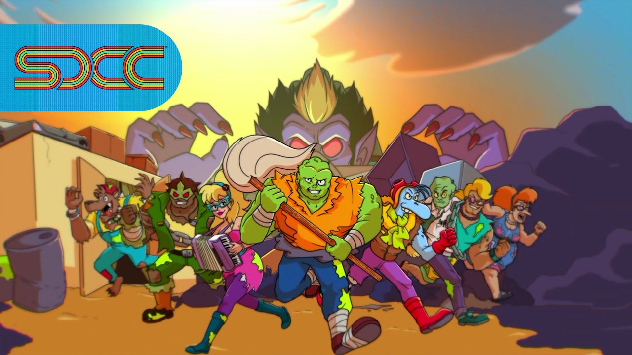 'Video thumbnail for Toxic Crusaders - Official Release Date Trailer | SDCC 2025'