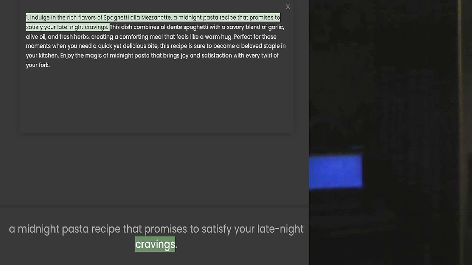 Video thumbnail for 1. Indulge in the rich flavors of Spaghetti alla Mezzanotte, a midnight pasta recipe that promises to satisfy your late-night cravings. This dish combines al dente spaghetti with a savory blend of garlic, olive oil, and fresh herbs, creat