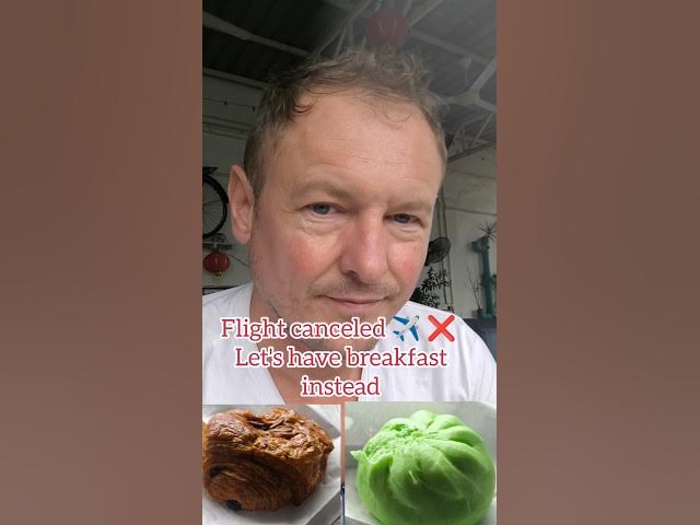 Video thumbnail for Flight canceled in Kuala Lumpur ✈️❌ Testing Pandan & Pain au Chocolat for Breakfast instead 😄
