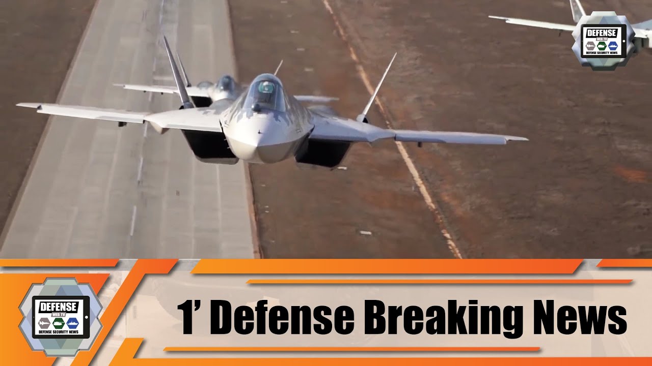 Video thumbnail for First serial production of Sukhoi Su-57 fighter aircraft delivered to Russian Air Force test center