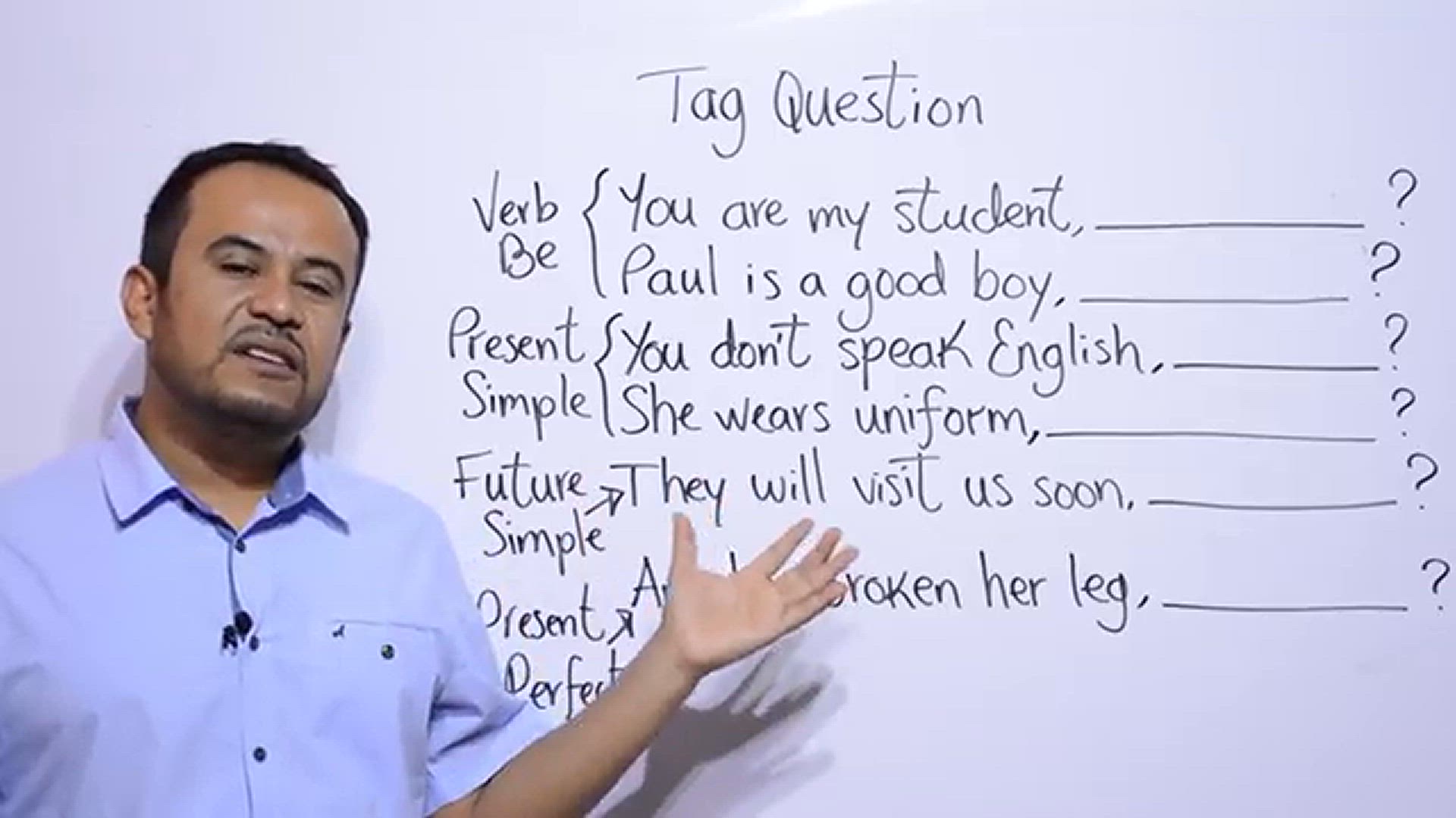 Video thumbnail for COMO Usar TAG QUESTIONS En INGLES