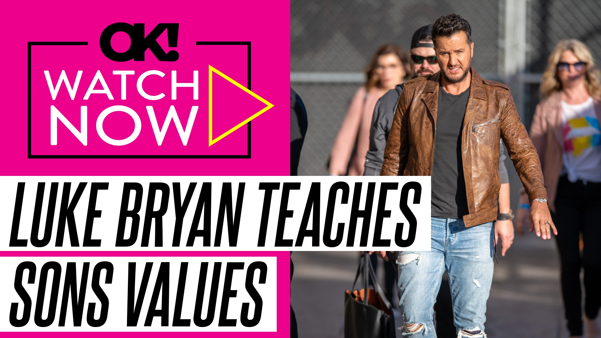 Video thumbnail for Luke Bryan Says He Teaches His 2 Sons 'Manners, Politeness, Humility and Hard Work': 'It Feels Good'