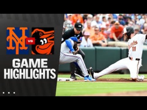 Video thumbnail for New York Mets at Baltimore Orioles Game 1 Full-Game Highlights! | 07/10/2025