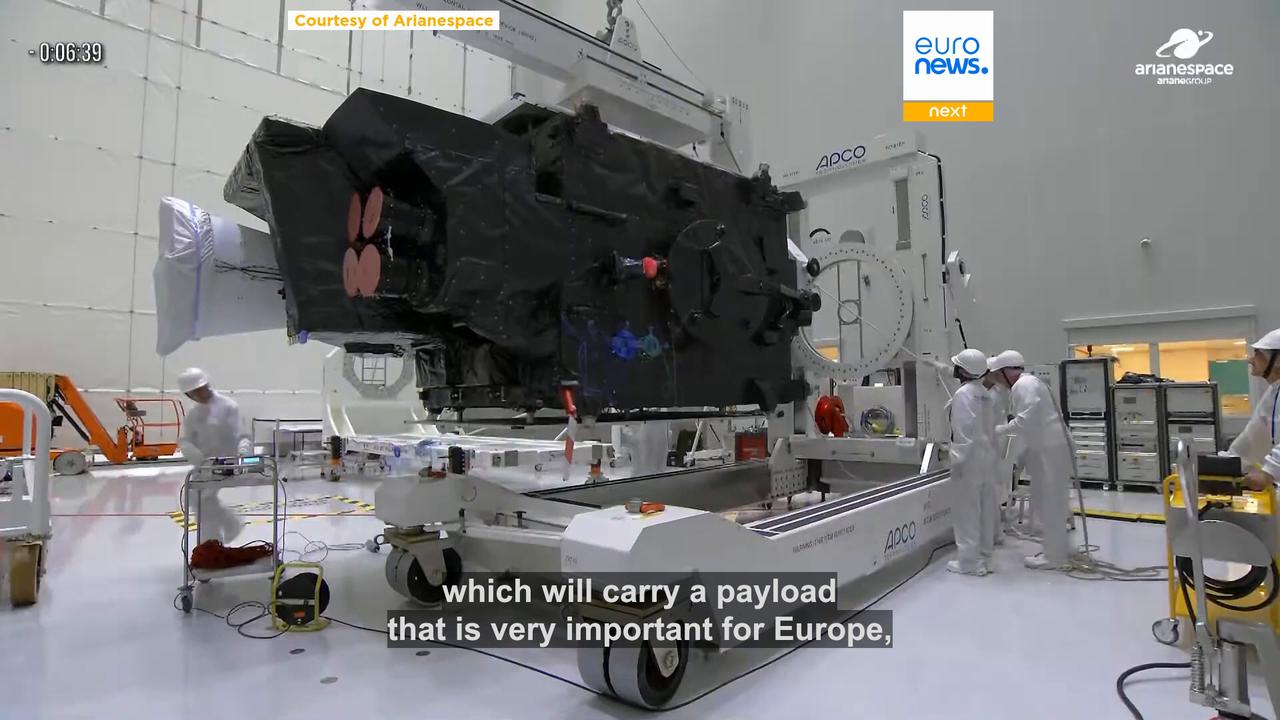 Video thumbnail for MTG-I2 satellite launches on Ariane 6, completing Europe's new weather satellite constellation