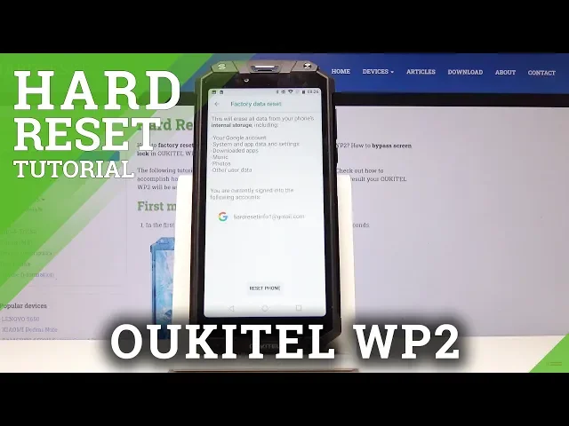Video thumbnail for How to Perform Factory Reset in OUKITEL WP2 -  Hard Reset / Erase Data