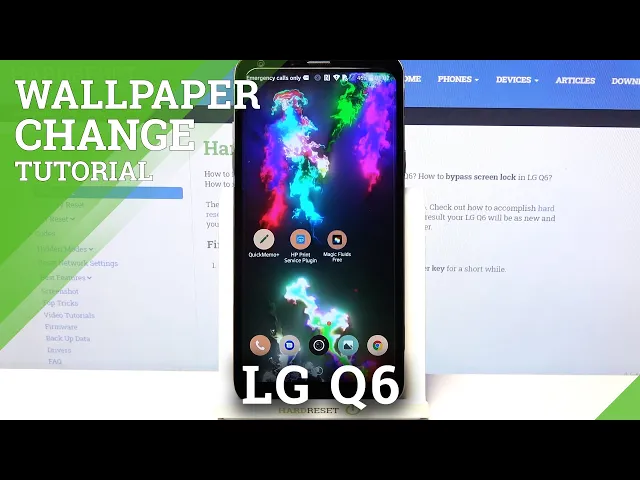 Video thumbnail for Download Animated Wallpaper - LG Q6 & Magic Fluids App