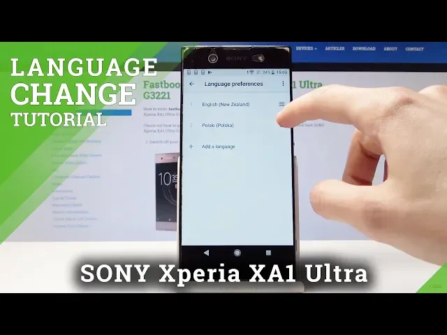 Video thumbnail for How to Change Language in Sony Xperia XA1 Ultra - List of Settings
