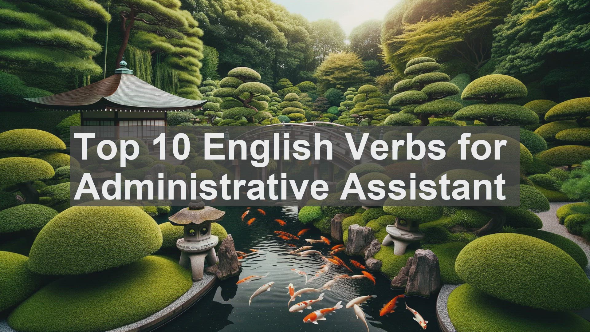 'Video thumbnail for Top 10 English Verbs for Administrative Assistant'