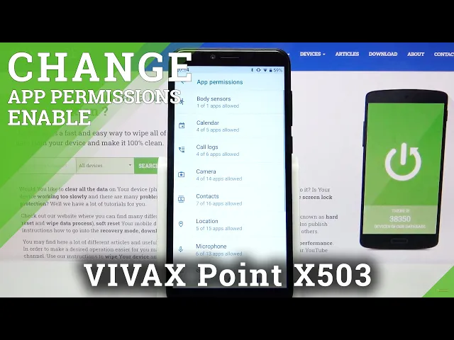 Video thumbnail for How to Operate App Permission Manager in Vivax Point X503 - Allow/Deny App Access