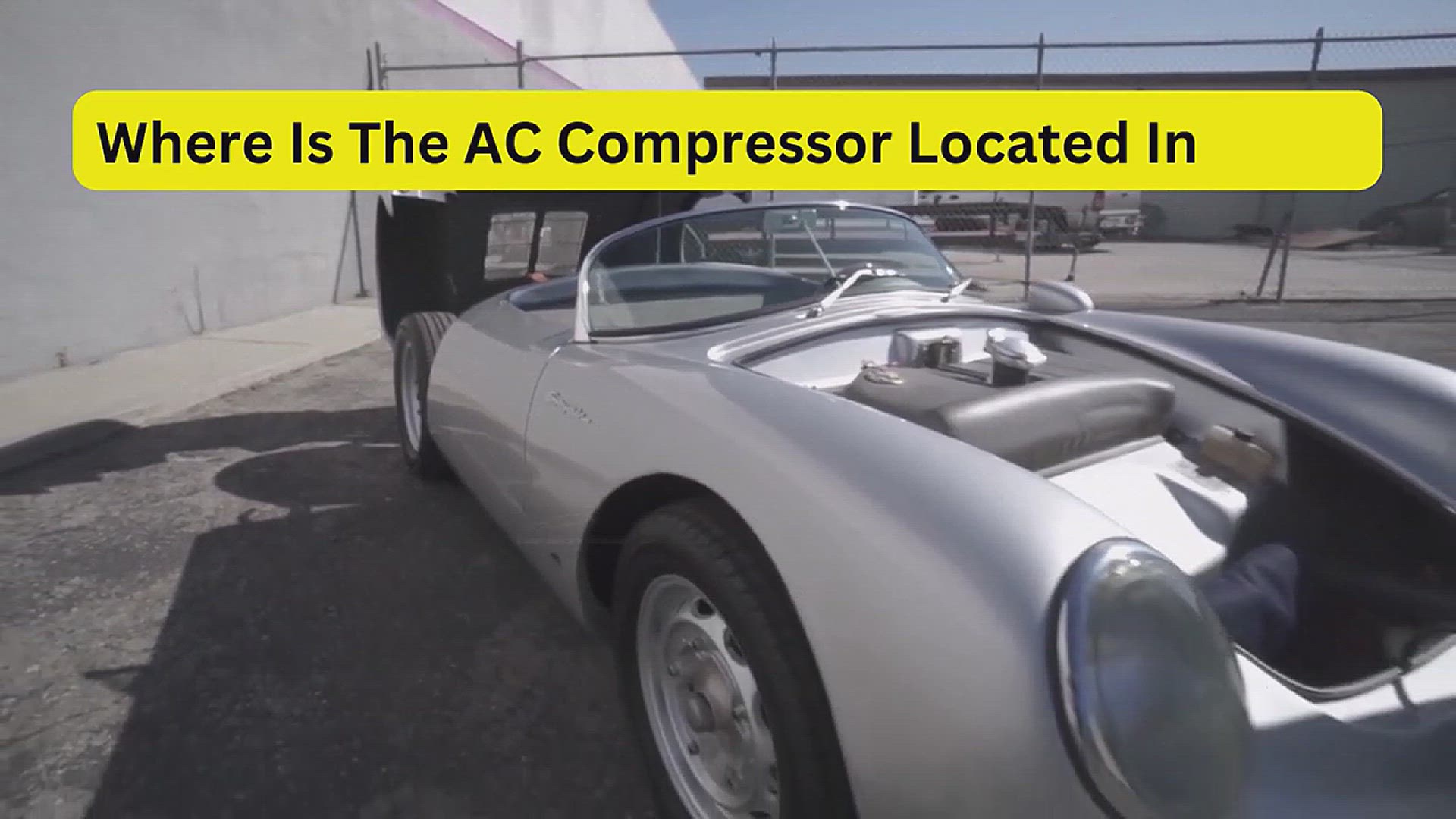 'Video thumbnail for Where Is The AC Compressor Located In A Car'