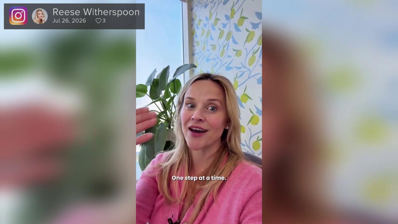 Video thumbnail for UNCAPTIONED: Reese Witherspoon shares Legally Blonde-inspired leadership advice.