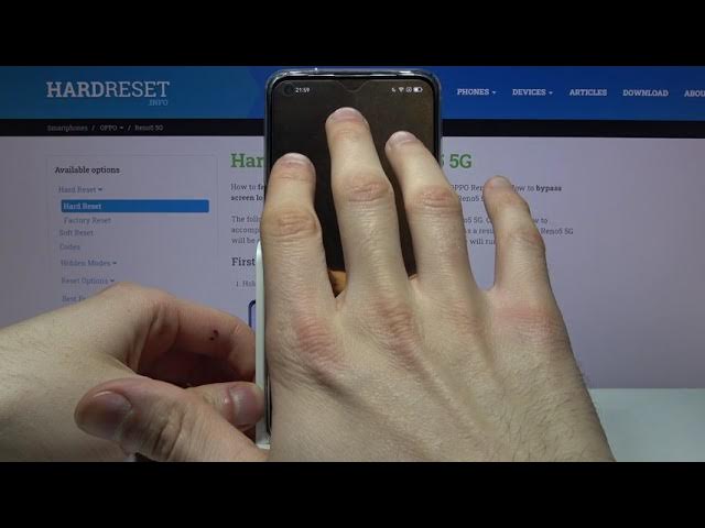 Video thumbnail for How to Take Screenshot in OPPO Reno5 5G