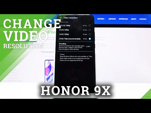 Video thumbnail for How to Change Video Resolution in Honor 9x – Change Video Quality